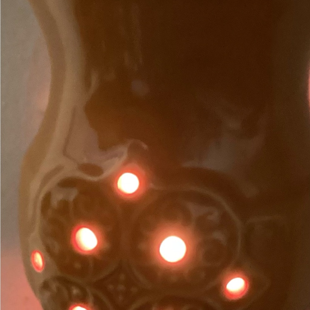 Joy Mangano Plug-In Wax Melt Warmer illuminates 360 plug Orange NWOT - Picture 5 of 7